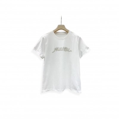 MIU MIU T-SHIRT WHITE 